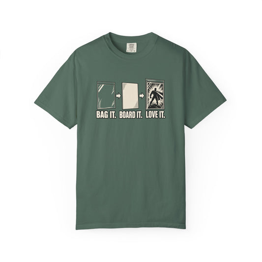 Bag It. Board It. Love It. T-Shirt – Comic Book Collector Graphic Tee