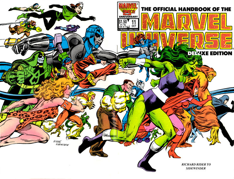 OFFICIAL HANDBOOK OF THE MARVEL UNIVERSE #11 DELUXE EDITION