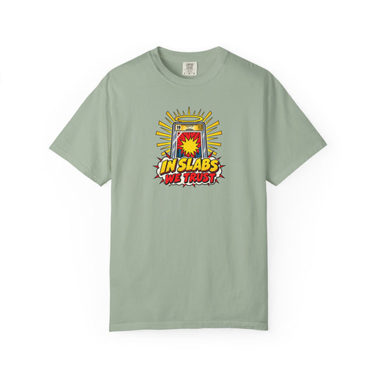 In Slabs We Trust – Graded Comic Book Collector T-Shirt