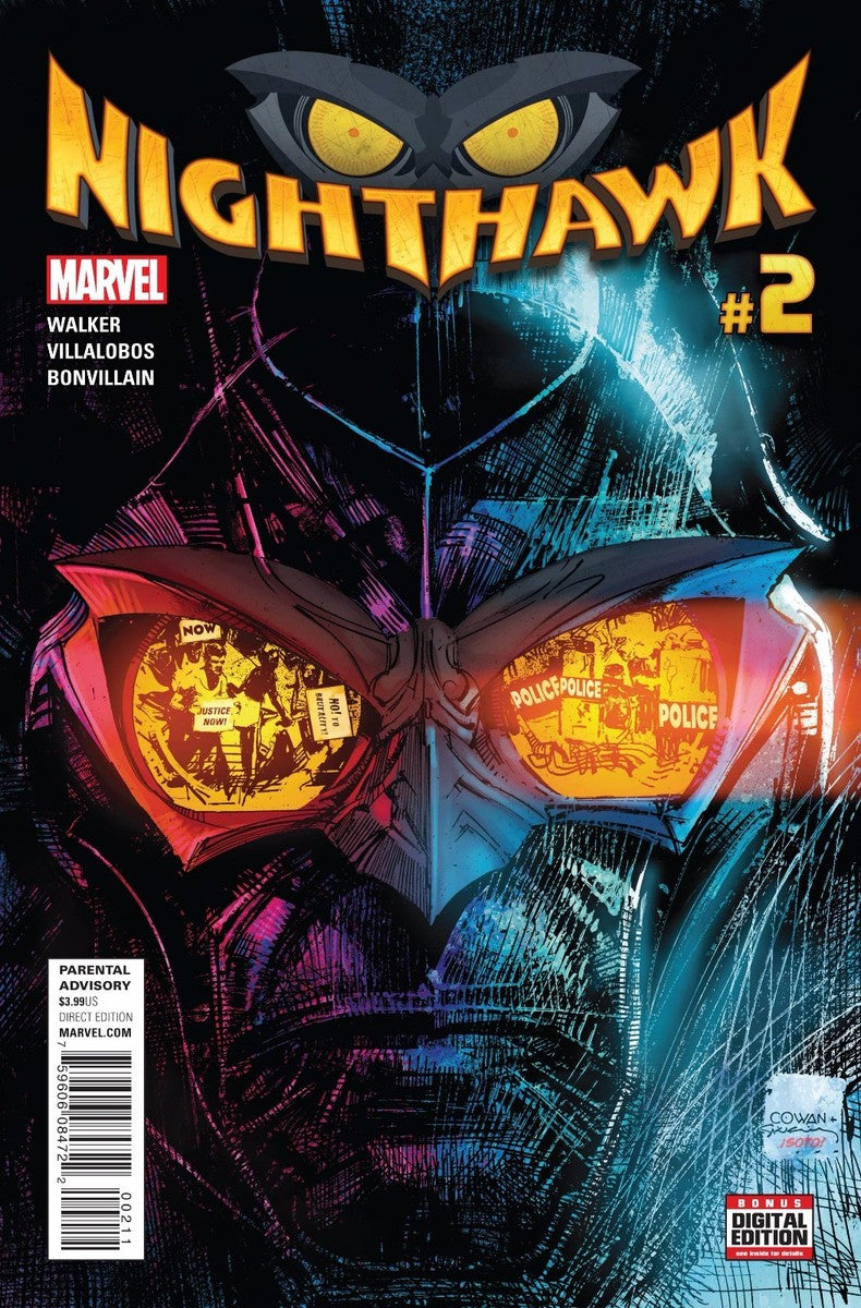 NIGHTHAWK #2 comic book cover