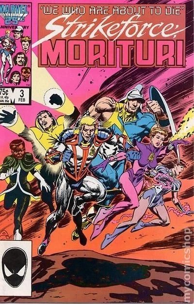 STRIKEFORCE MORITURI #3 comic book cover