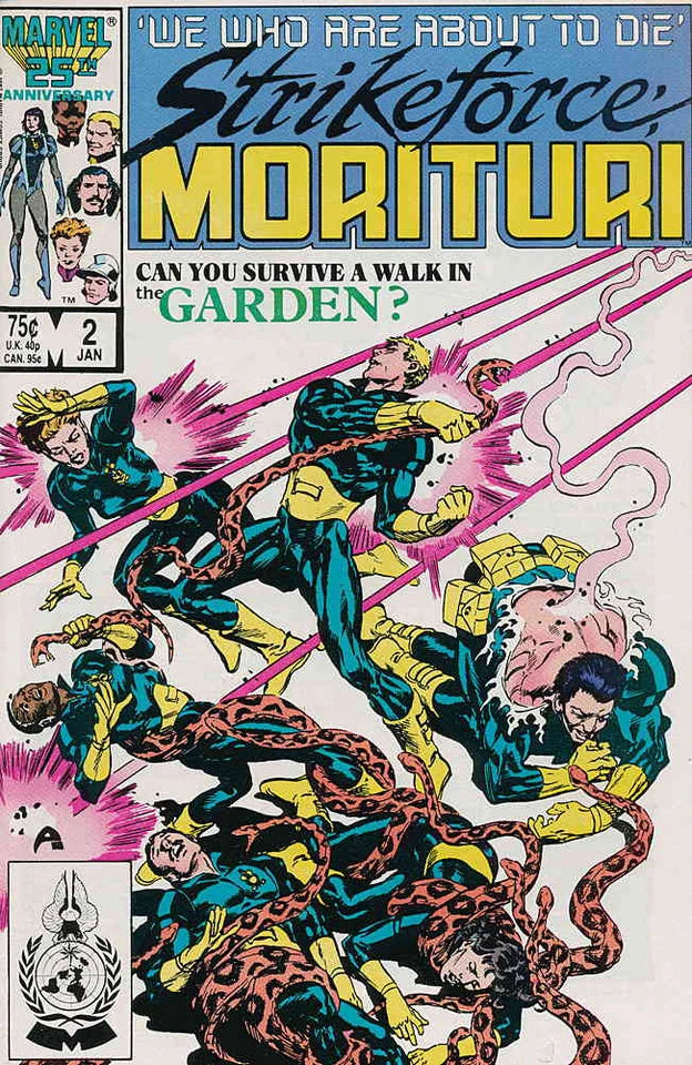 STRIKEFORCE MORITURI #2 comic book cover