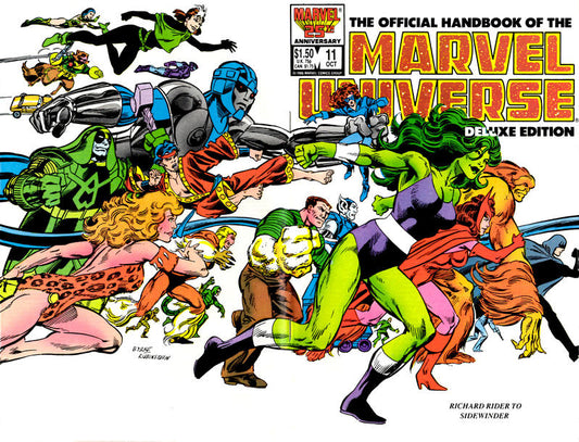 OFFICIAL HANDBOOK OF THE MARVEL UNIVERSE #11 DELUXE EDITION