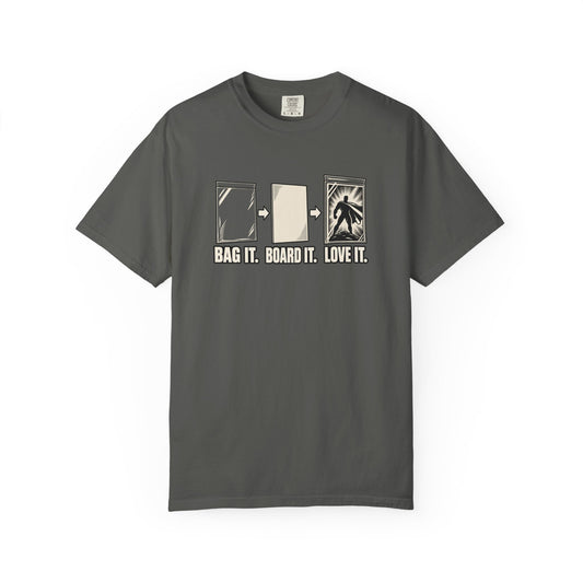 Bag It. Board It. Love It. T-Shirt – Comic Book Collector Graphic Tee