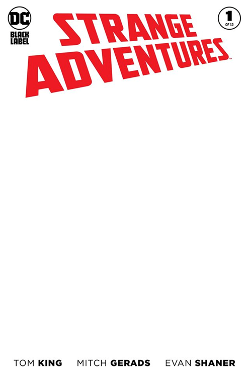 STRANGE ADVENTURES #1 BLANK SKETCH VARIANT