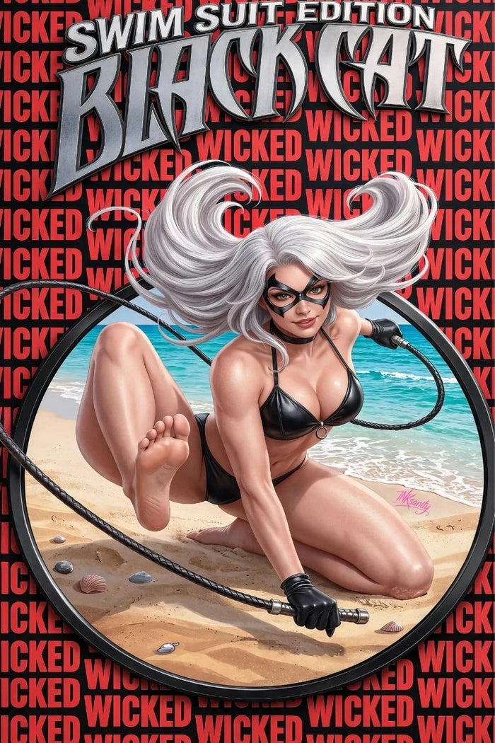 Black Cat | Swimsuit Edition ASM #300 Homage | Wicked Comic Books Exclusive