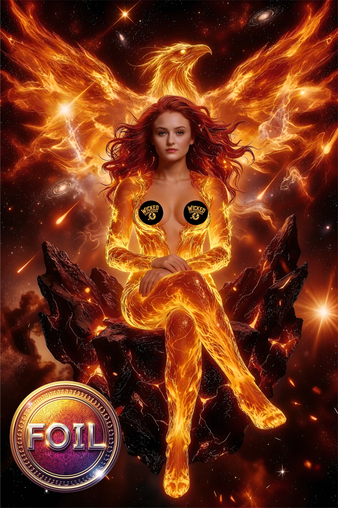 Dark Phoenix - Crowned in Fire | Wicked Comic Books Exclusive | Ltd 100w/COA