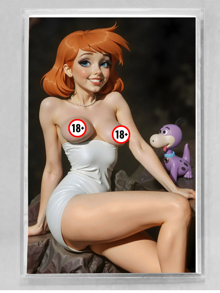 Flintstone – Bedrock Flame Cosplay Naughty Cover  WCB Exclusive  Limited 100 w/COA