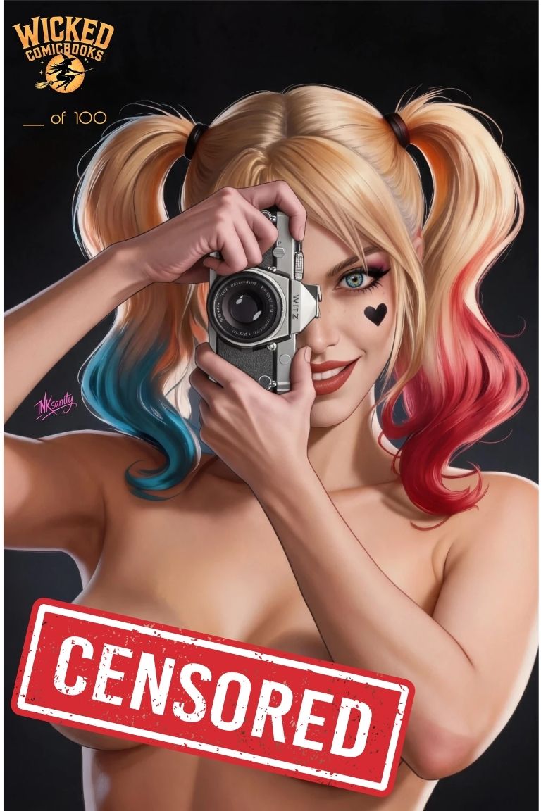 Harley Quinn | The Killing Joke Homage | Wicked Comic Books Exclusive | Ltd 100 w/COA