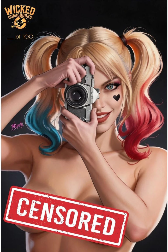 Harley Quinn | The Killing Joke Homage | Wicked Comic Books Exclusive | Ltd 100 w/COA