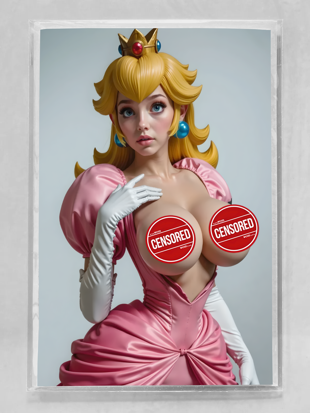 Super Mario - Peach Cosplay Cosplay Cover | wicked Comic Books EXC. ltd. 100 w/coa