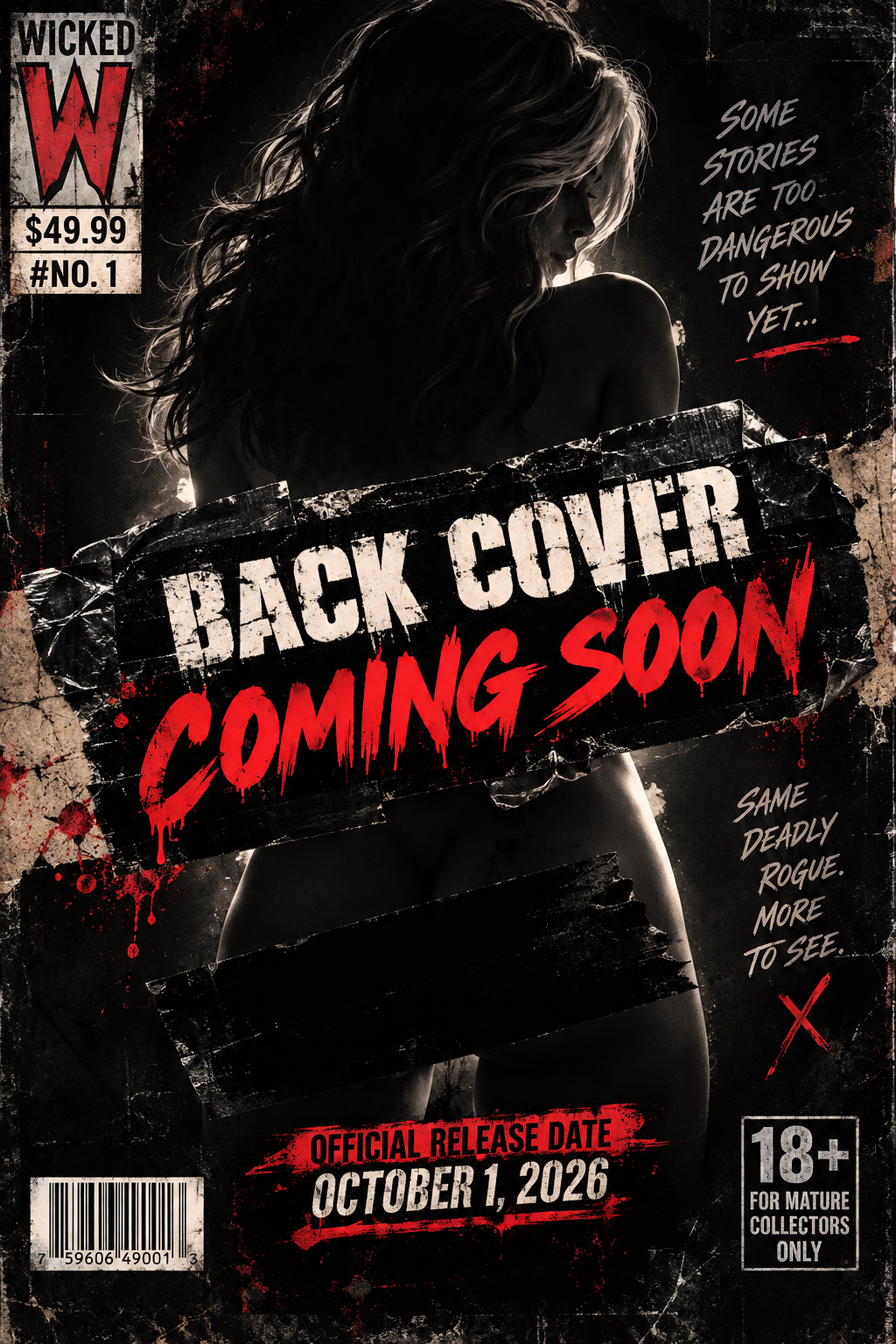 Rogue – Uncanny Dead | Full Naughty TWD #1 Homage | Pre-Order