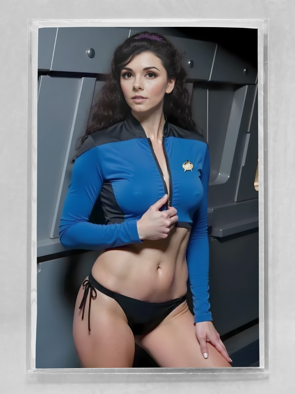 Star Trek: TNG – Counselor Troi | Cosplay Cover | Wicked Comic Books Ltd.100w/COA