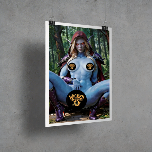 WOW | Sylvanna's Hunt | Wicked Comic Books Exclusive | Ltd 100w/COA comic book cover