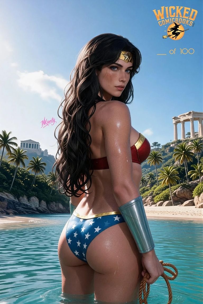 Wonder Woman | Swimsuit Edition | Wicked Comic Books Exclusive | Ltd 100 w/COA