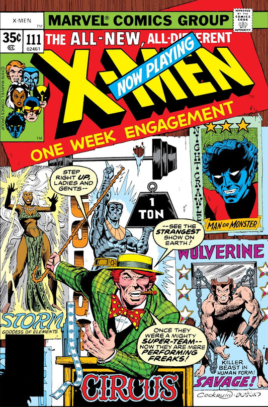 X-MEN #111 CHRIS CLAREMONT, NEWSSTAND 1978