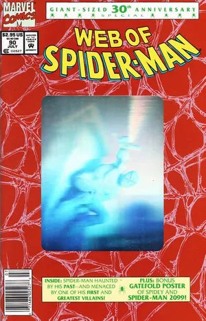 Web of Spider-Man, The #90 (Newsstand) HOLOGRAPHIC, NEWSSTAND, GATEFOLD