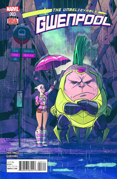The Unbelievable Gwenpool #3 Cover A NM comic book cover