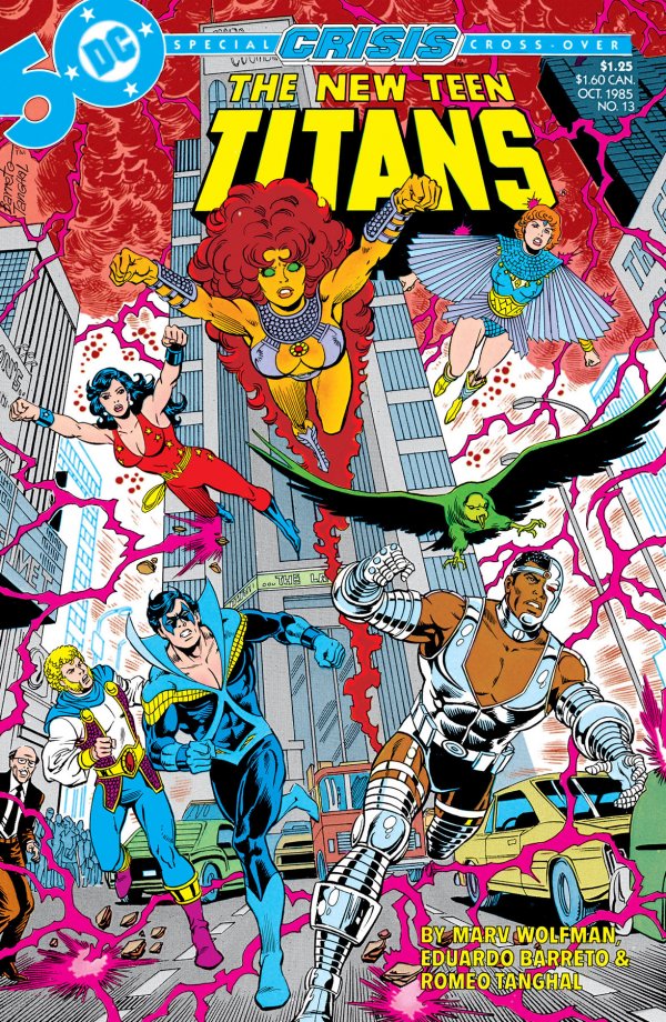 The New Teen Titans #13 (1985) - League of Comic Geeks cover