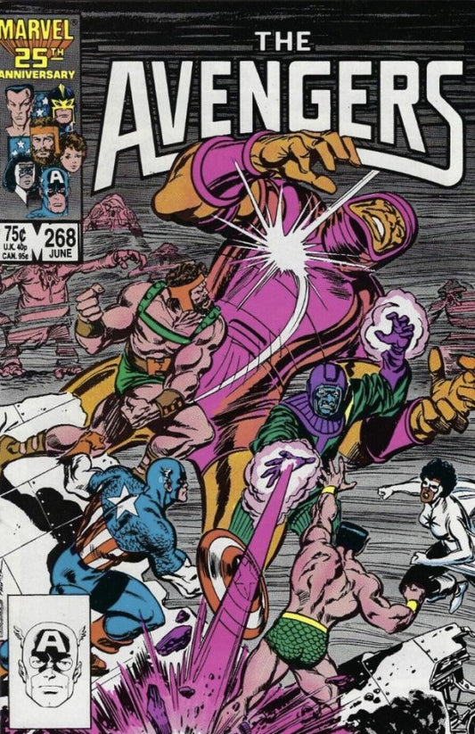 The Avengers #268 (1986) comic book cover