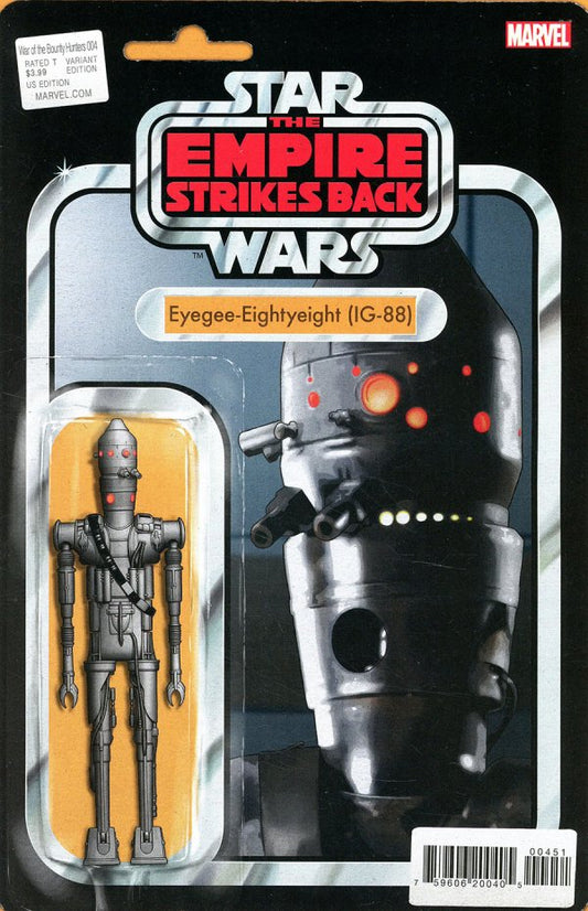 Star Wars: War of the Bounty Hunters #4 IG-88 Action Figure Variant NM comic book cover
