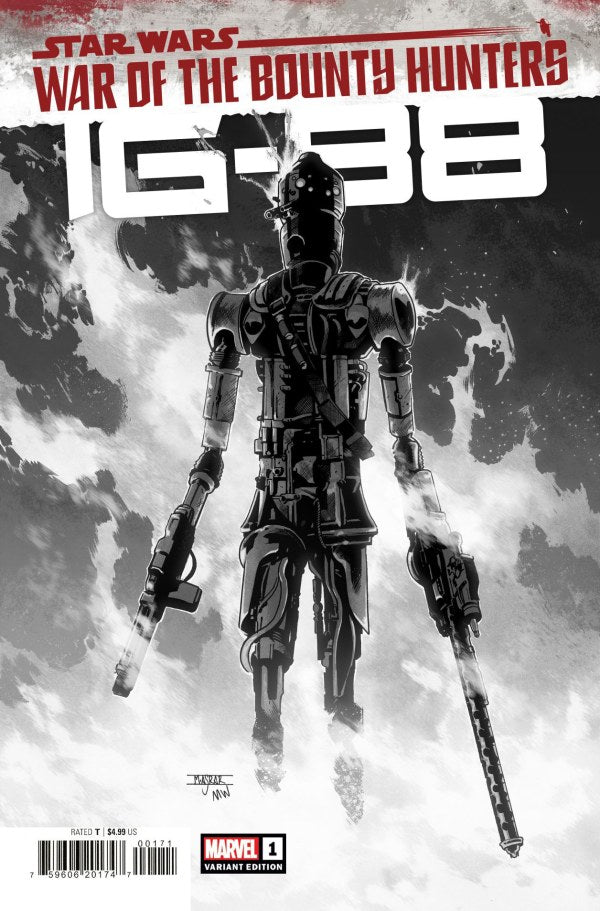 Star Wars: War of the Bounty Hunters IG-88 #1 Mahmud Asrar Carbonite Variant (2021) - League of Comic Geeks cover