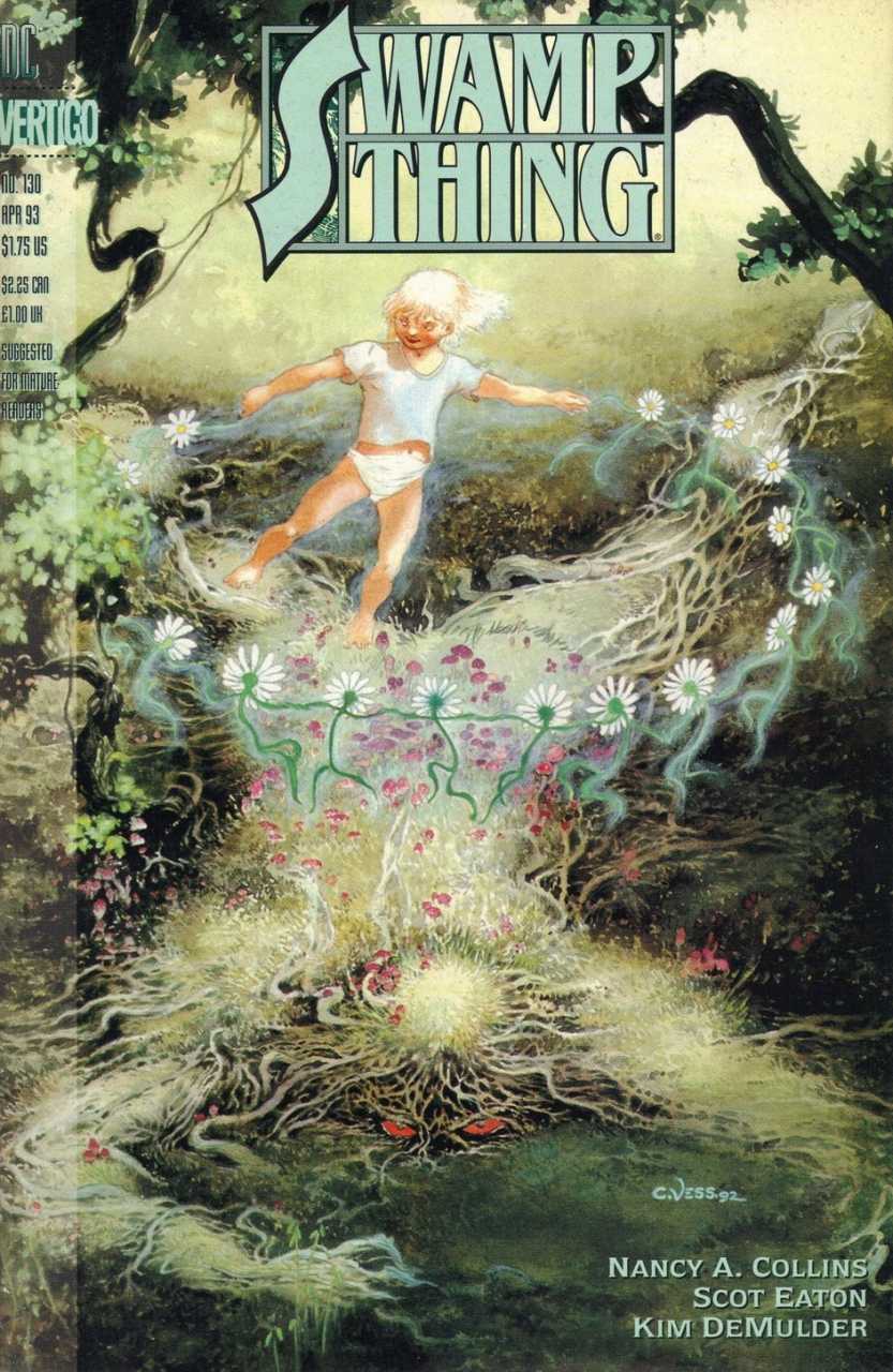 Swamp Thing #130 (1993) Charles Vess Cover - League of Comic Geeks cover