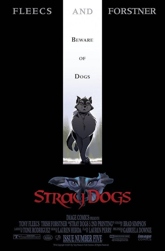 Stray Dogs #5 2nd Print 1:10 The Crow Homage Variant NM comic book cover