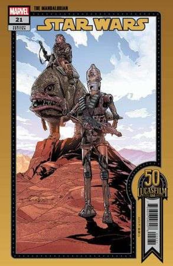 Star Wars #21 Chris Sprouse Lucasfilm 50th Anniversary Variant (2022) - League of Comic Geeks cover