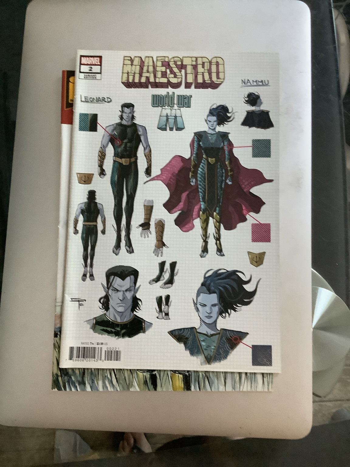 Maestro World War M #2 Peralta design variant photographed copy
