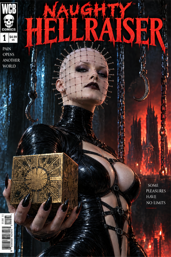 Naughty Hellraiser — Horror Front / Naughty Back | 18+ Pre-Order front cover