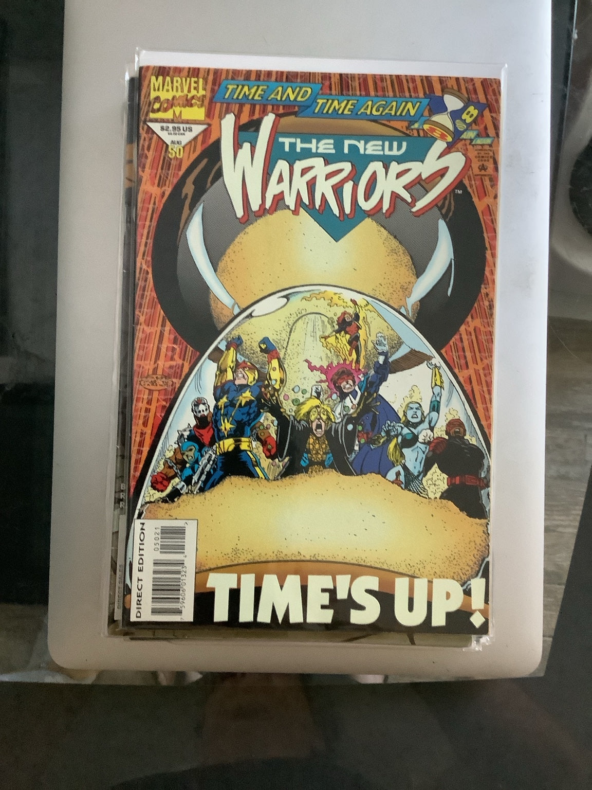 The New Warriors #50 photographed copy