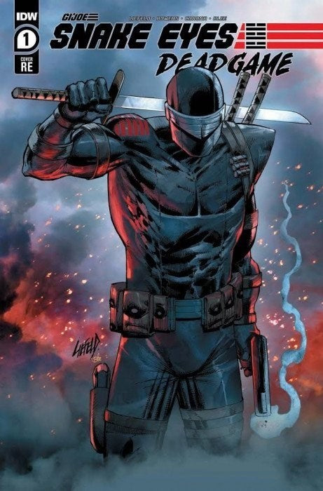 SNAKE EYES DEAD GAME #1 RE IDW CON. EXCL
