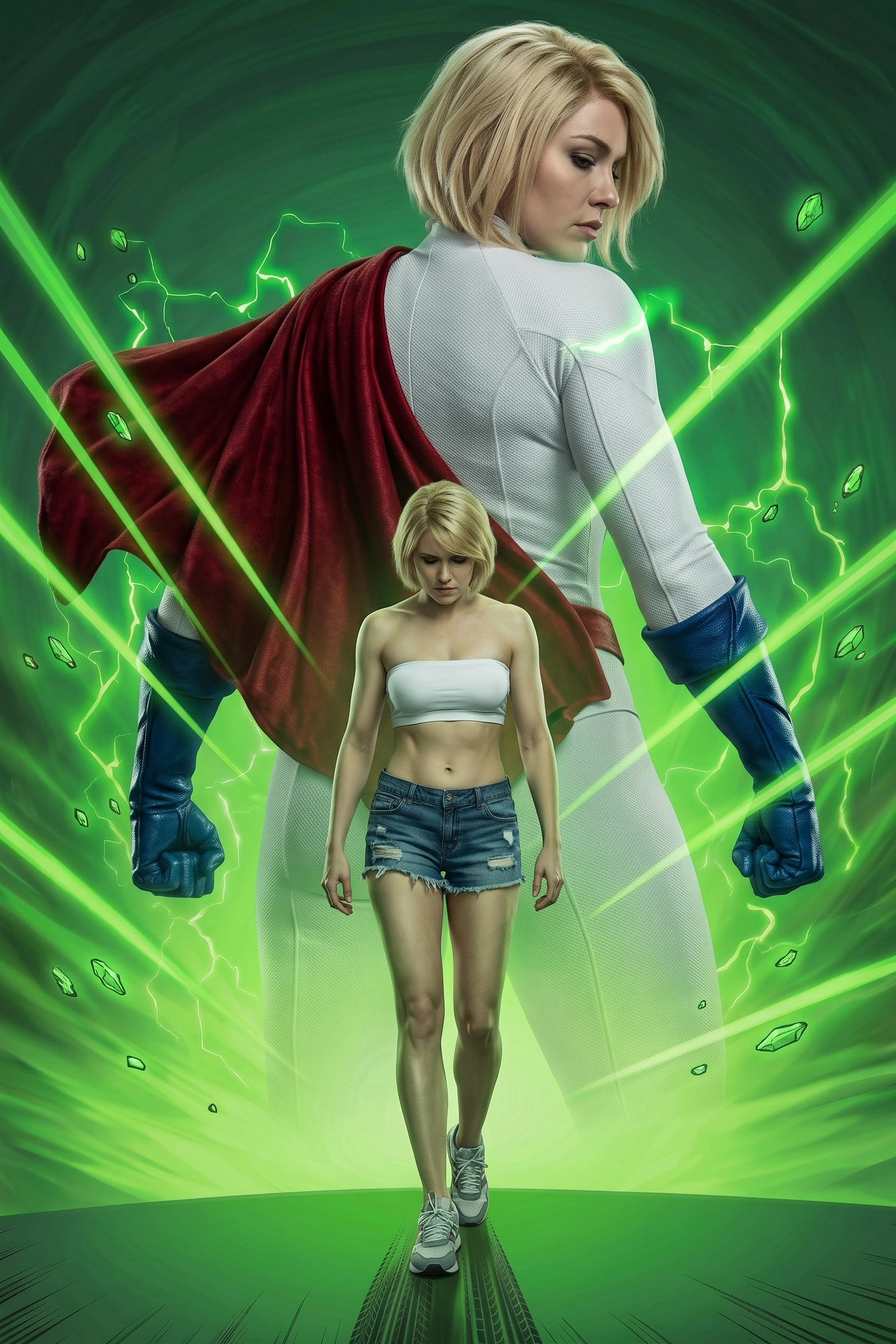 Power Girl Green Kryptonite ASM #50 Homage front cover