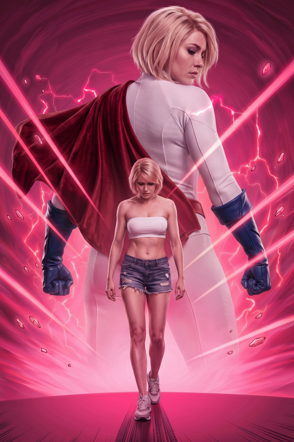 Power Girl Pink Kryptonite ASM #50 homage pre-order cover