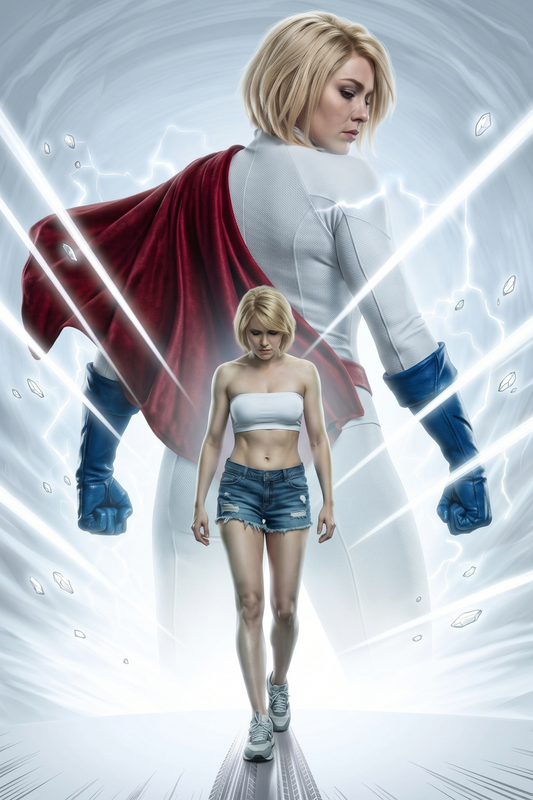 Power Girl White Kryptonite ASM #50 Homage front cover