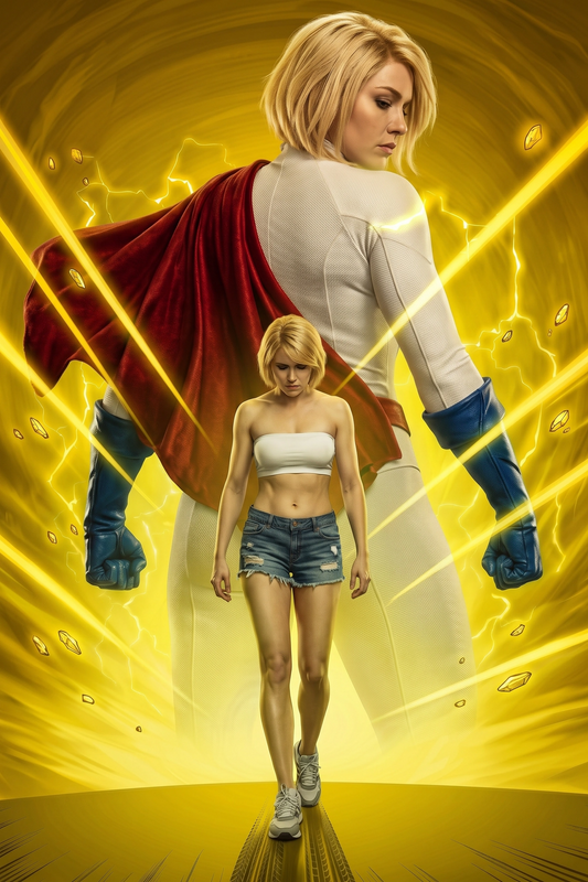 Power Girl Yellow Kryptonite ASM #50 Homage front cover