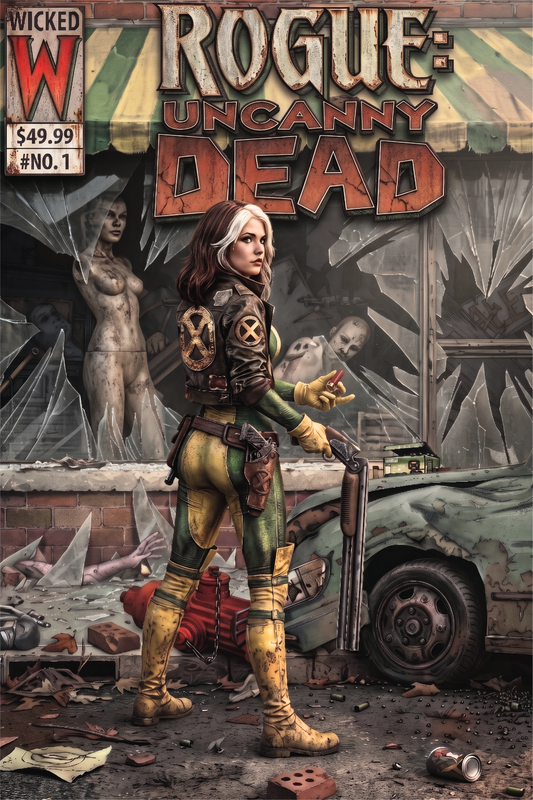 Rogue Uncanny Dead TWD #1 homage pre-order cover