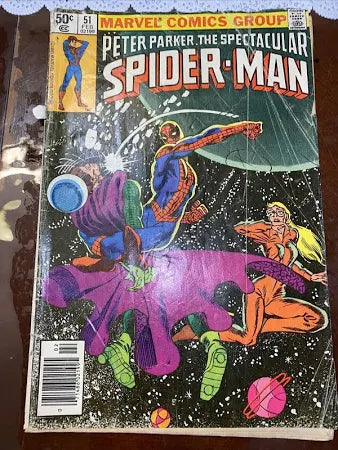 PETER PARKER  THE SPECTACULAR SPIDER-MAN #51 NEWSSTAND