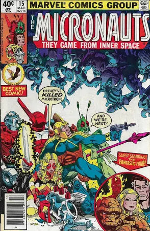 MICRONAUTS #15 NEWSSTAND