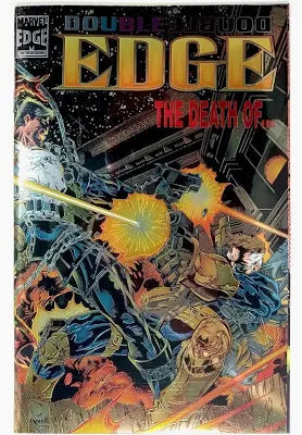 Double Edge: Omega #1 Foil Acetate Wraparound NM comic book cover