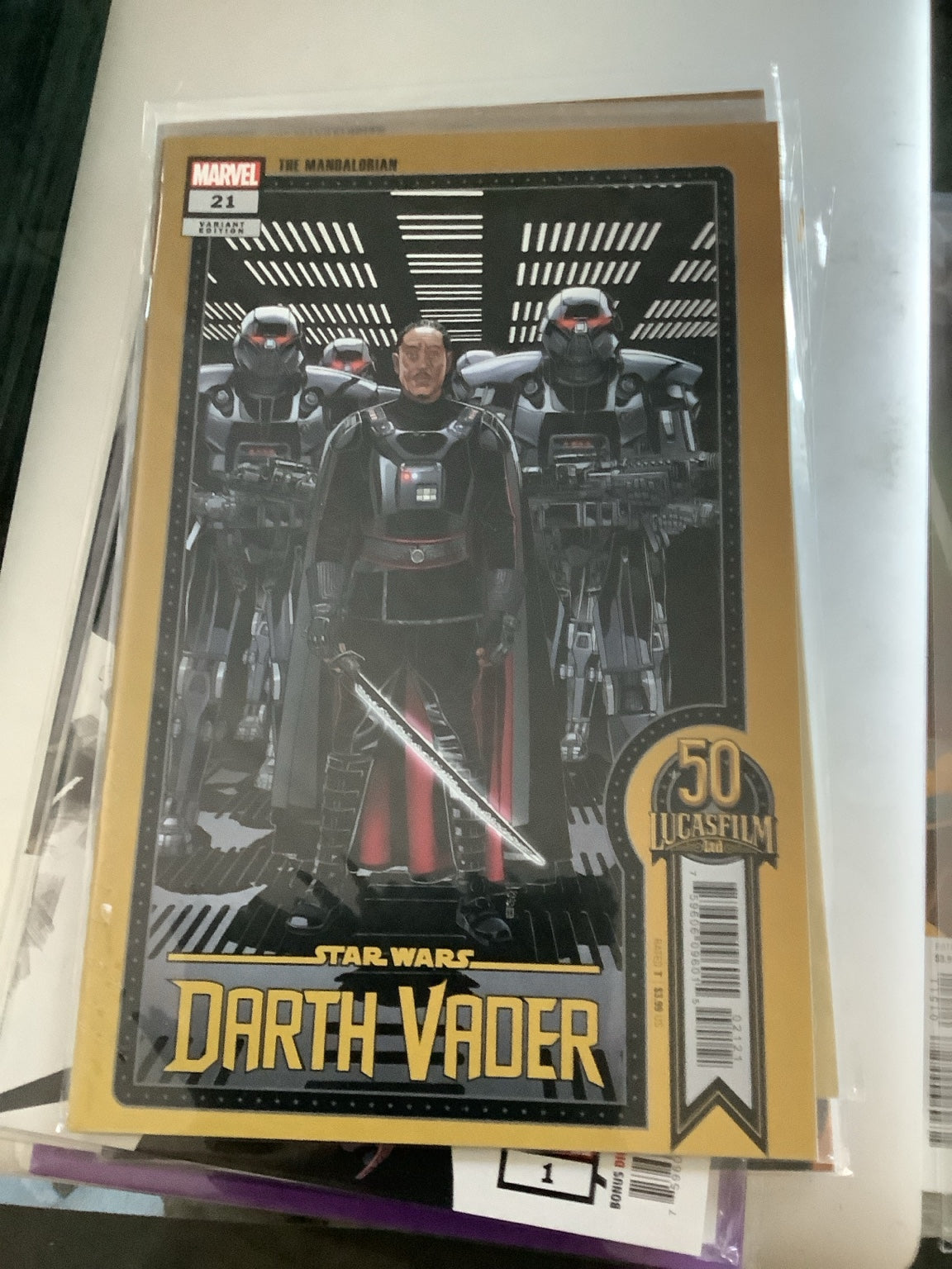 Star Wars Darth Vader #21 Lucasfilm 50th Anniversary variant